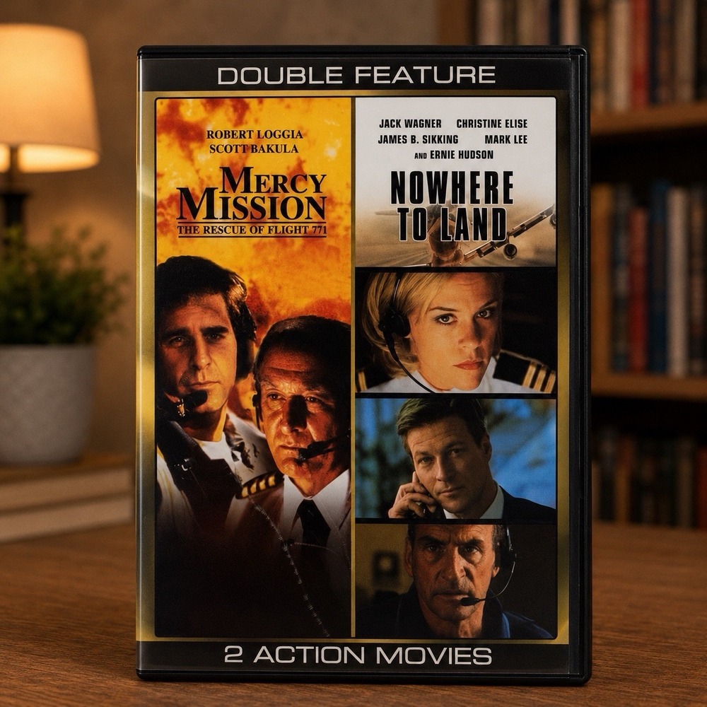 Mercy Mission Nowhere to Land DVD Double Feature New Sealed OOP Action Movies
